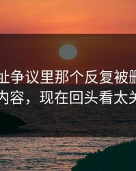 51网网址争议里那个反复被删又出现的内容，现在回头看太关键
