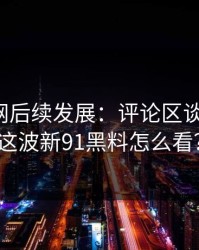 探秘91网后续发展：评论区谈91黑料，这波新91黑料怎么看？
