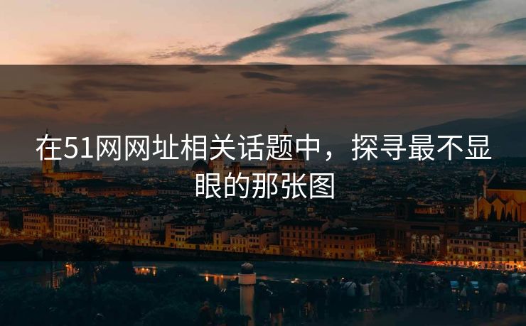 在51网网址相关话题中，探寻最不显眼的那张图