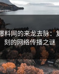 揭秘51爆料网的来龙去脉：复杂而深刻的网络传播之谜
