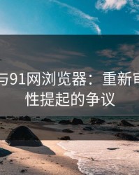 91视频与91网浏览器：重新审视一次性提起的争议