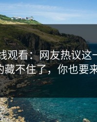 51网在线观看：网友热议这一回真的这次真的藏不住了，你也要来看看了！